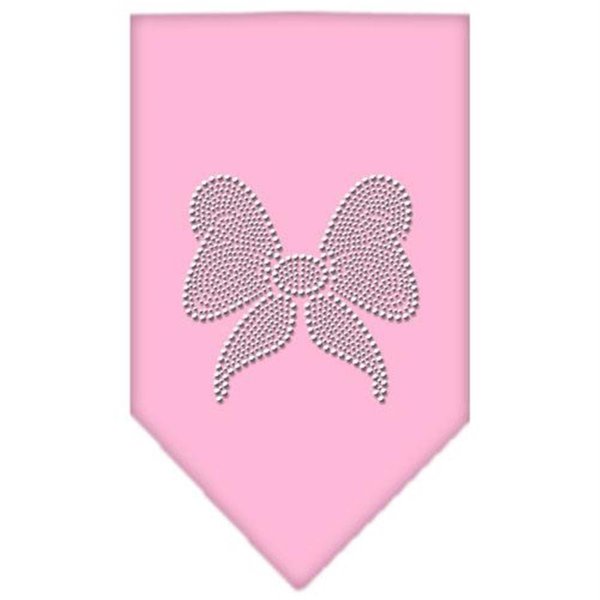 Unconditional Love Bow Rhinestone Bandana Light Pink Large UN759607